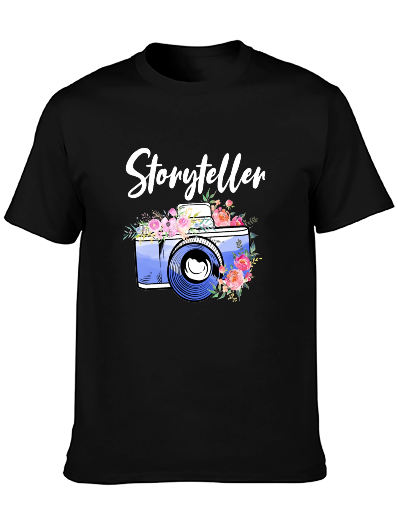 Storyteller Camera Floral Graphic Tee