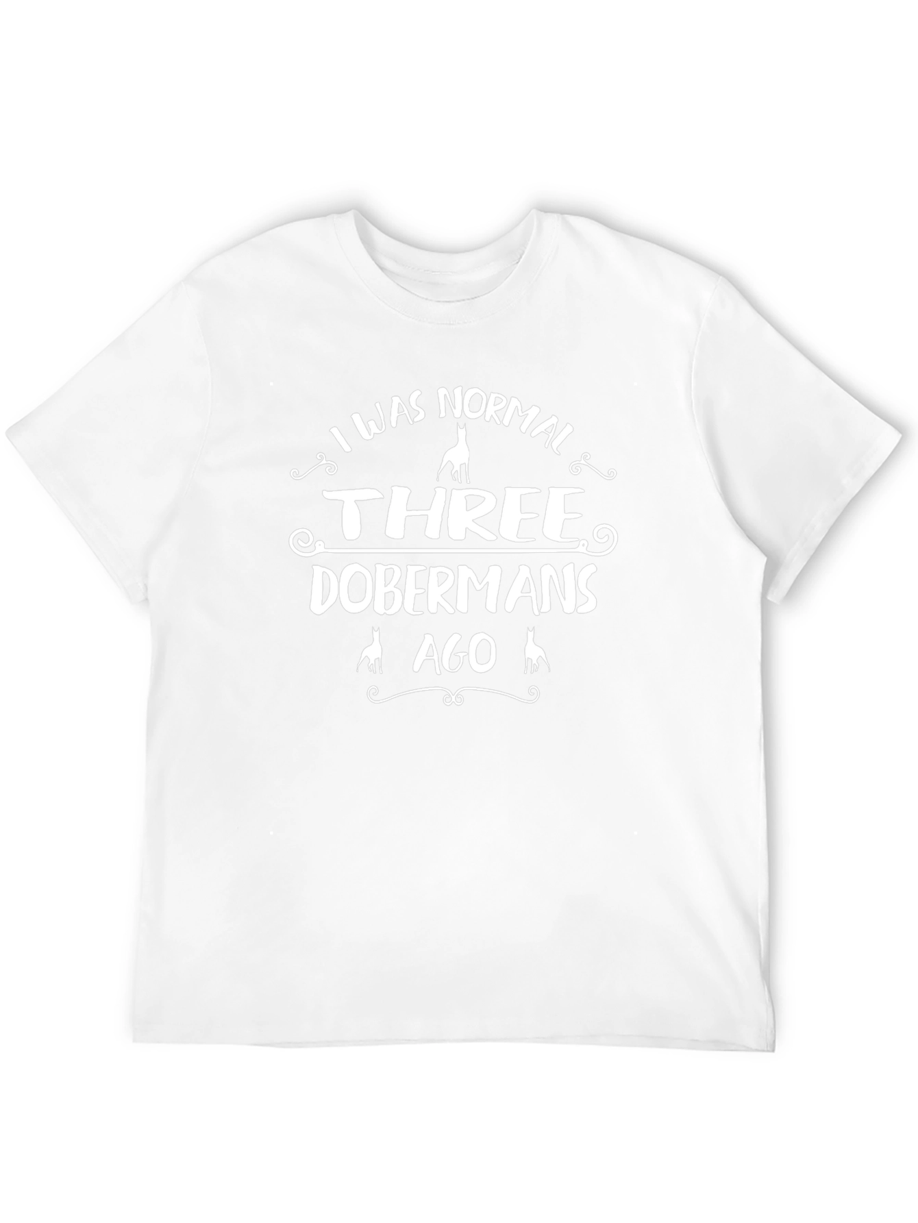 Three Dobermans Ago Black T-Shirt
