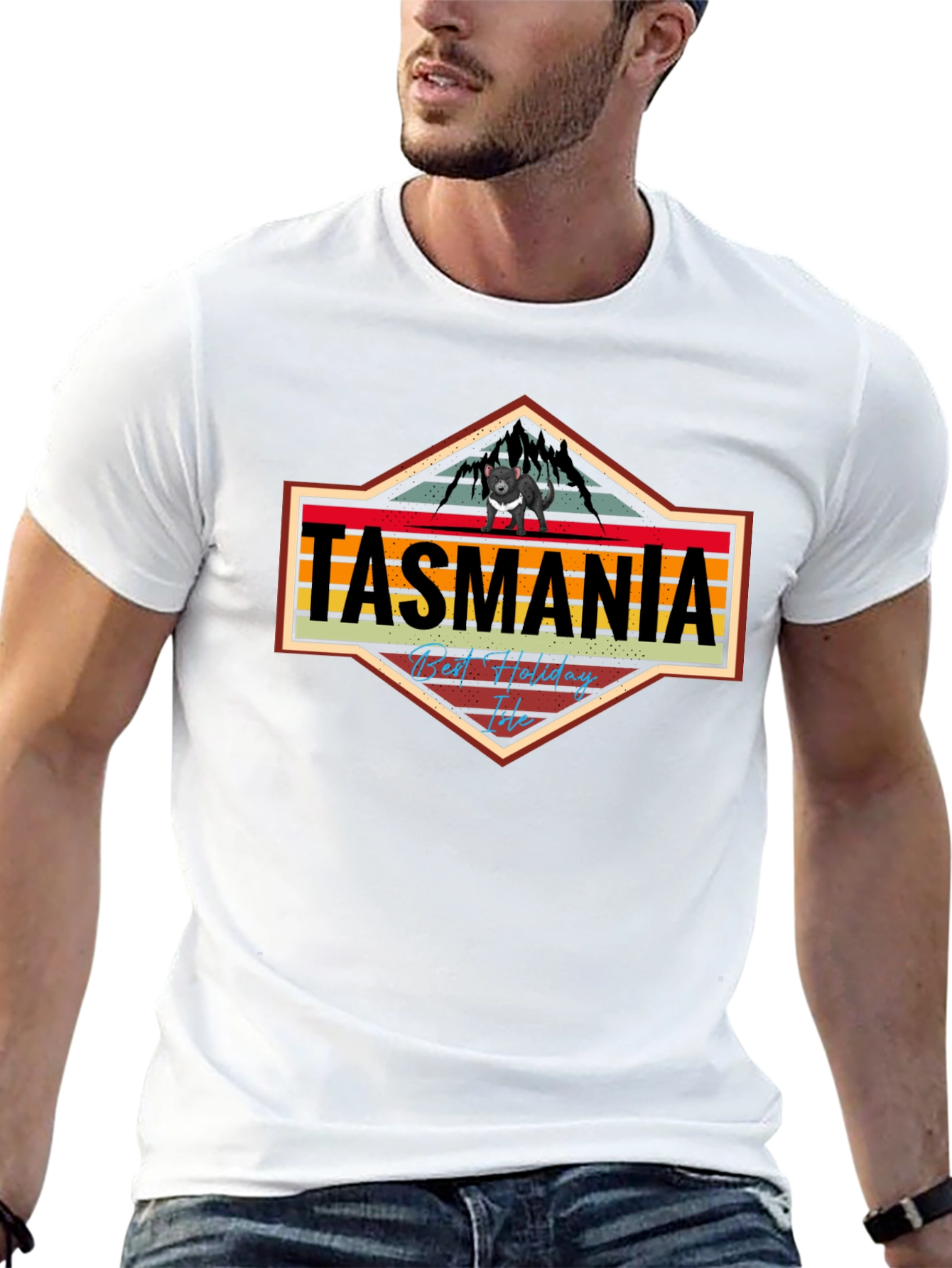 Tasmania Best Holiday Isle Graphic Tee