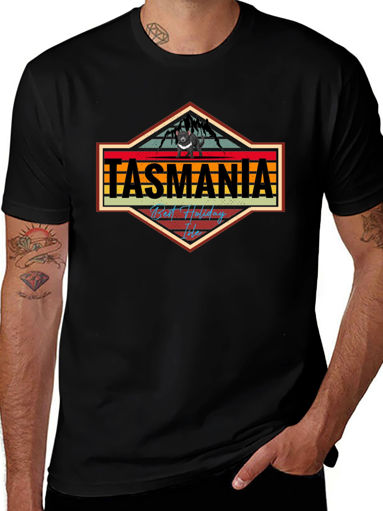 Tasmania Best Holiday Isle Graphic Tee