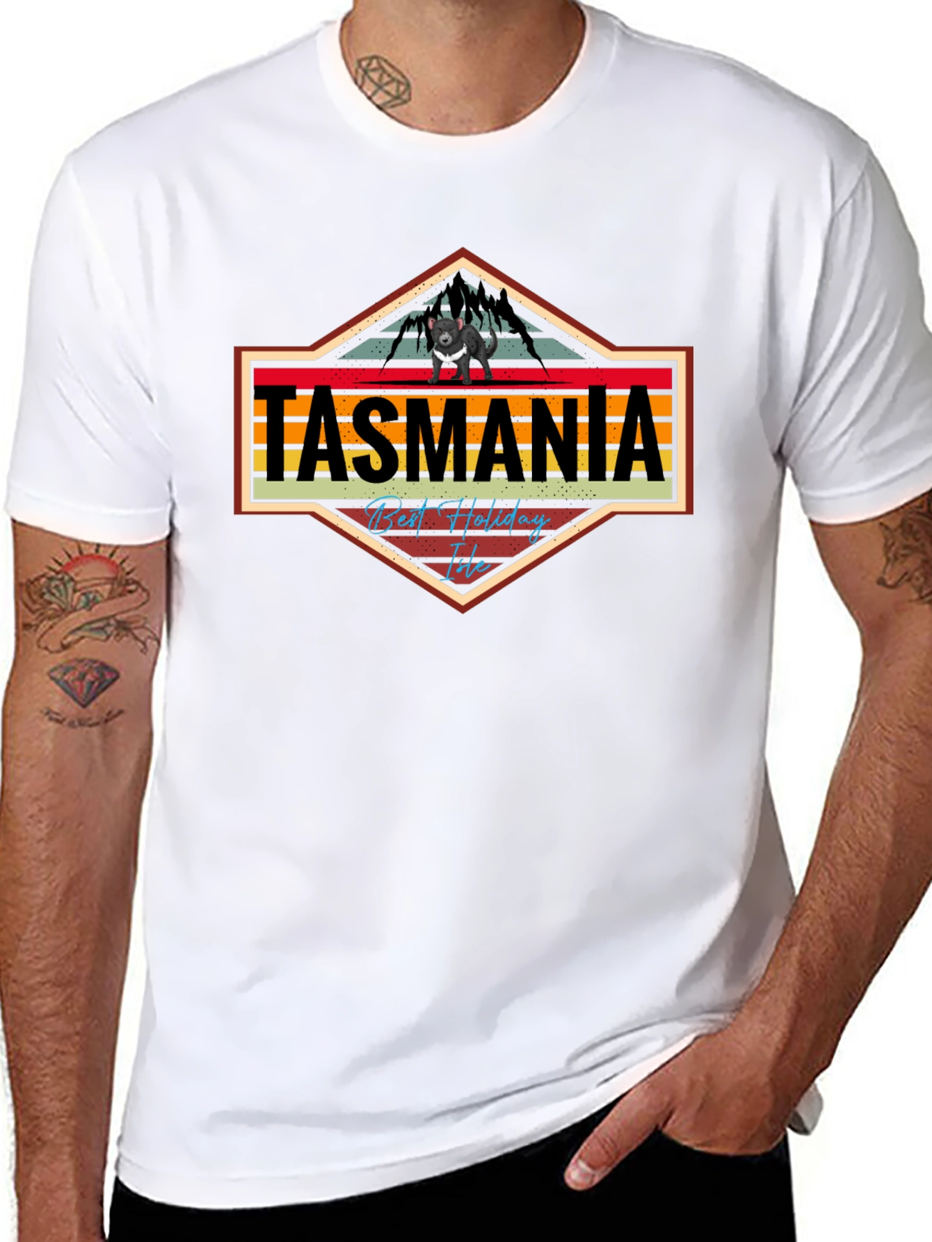 Tasmania Best Holiday Isle Graphic Tee