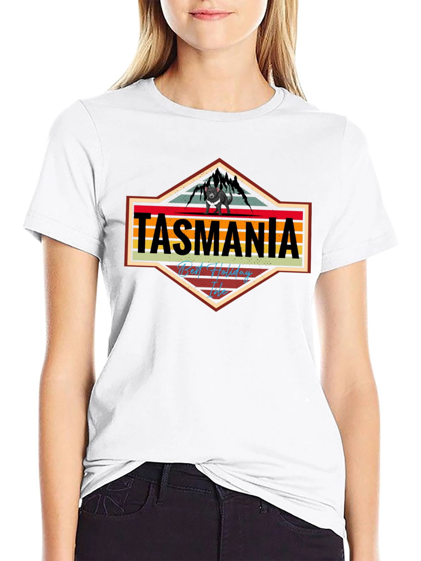 Tasmania Best Holiday Isle Graphic Tee