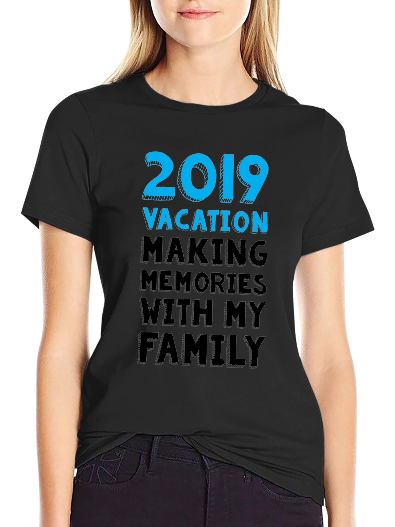 2019 Vacation Family Memories Graphic Tee