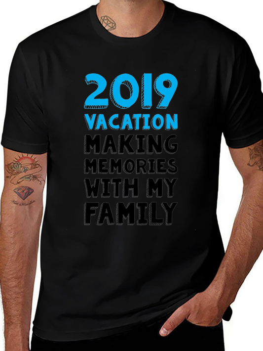 2019 Vacation Family Memories Graphic Tee