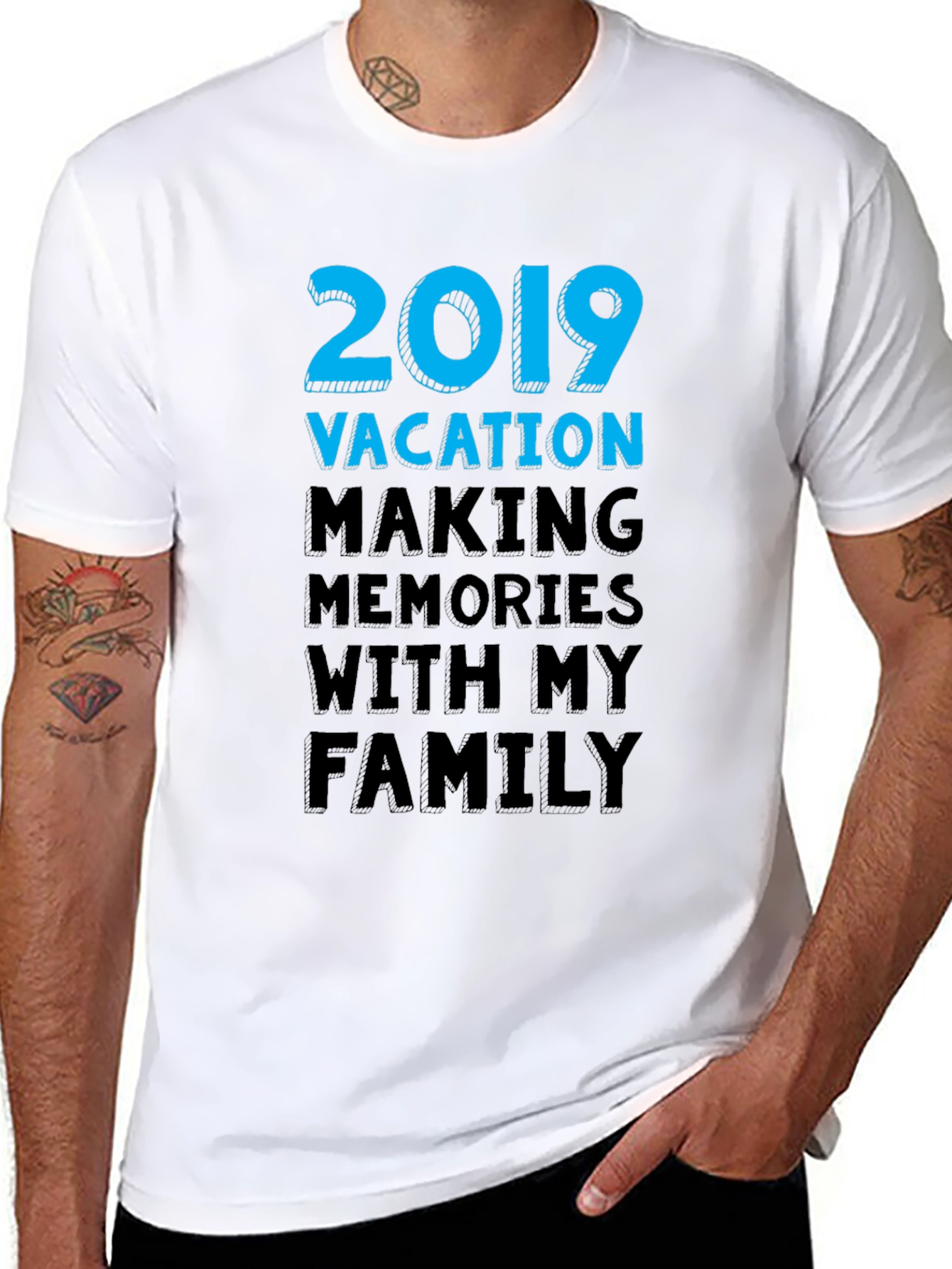 2019 Vacation Family Memories Graphic Tee