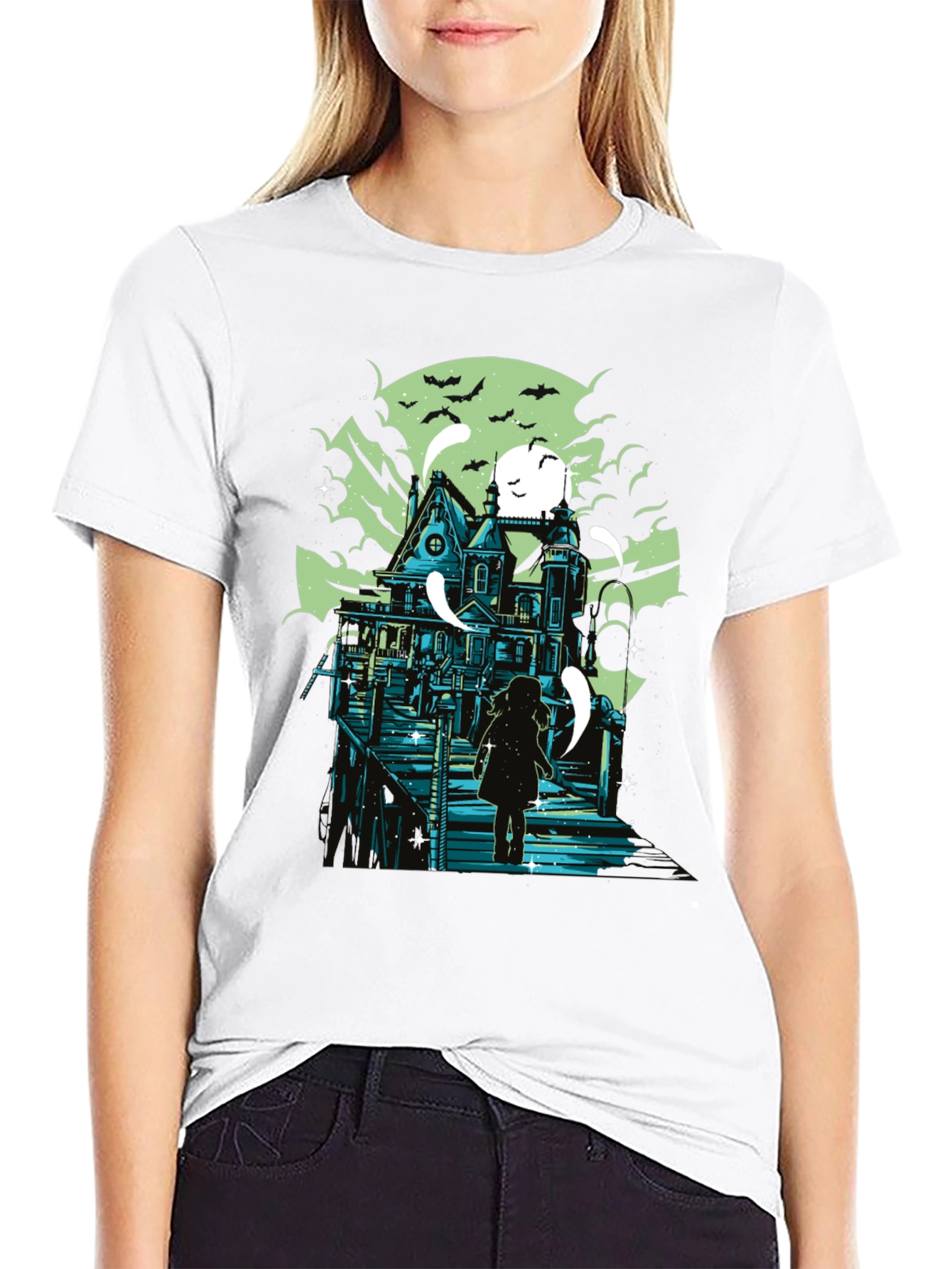 Spooky House Graphic Tee