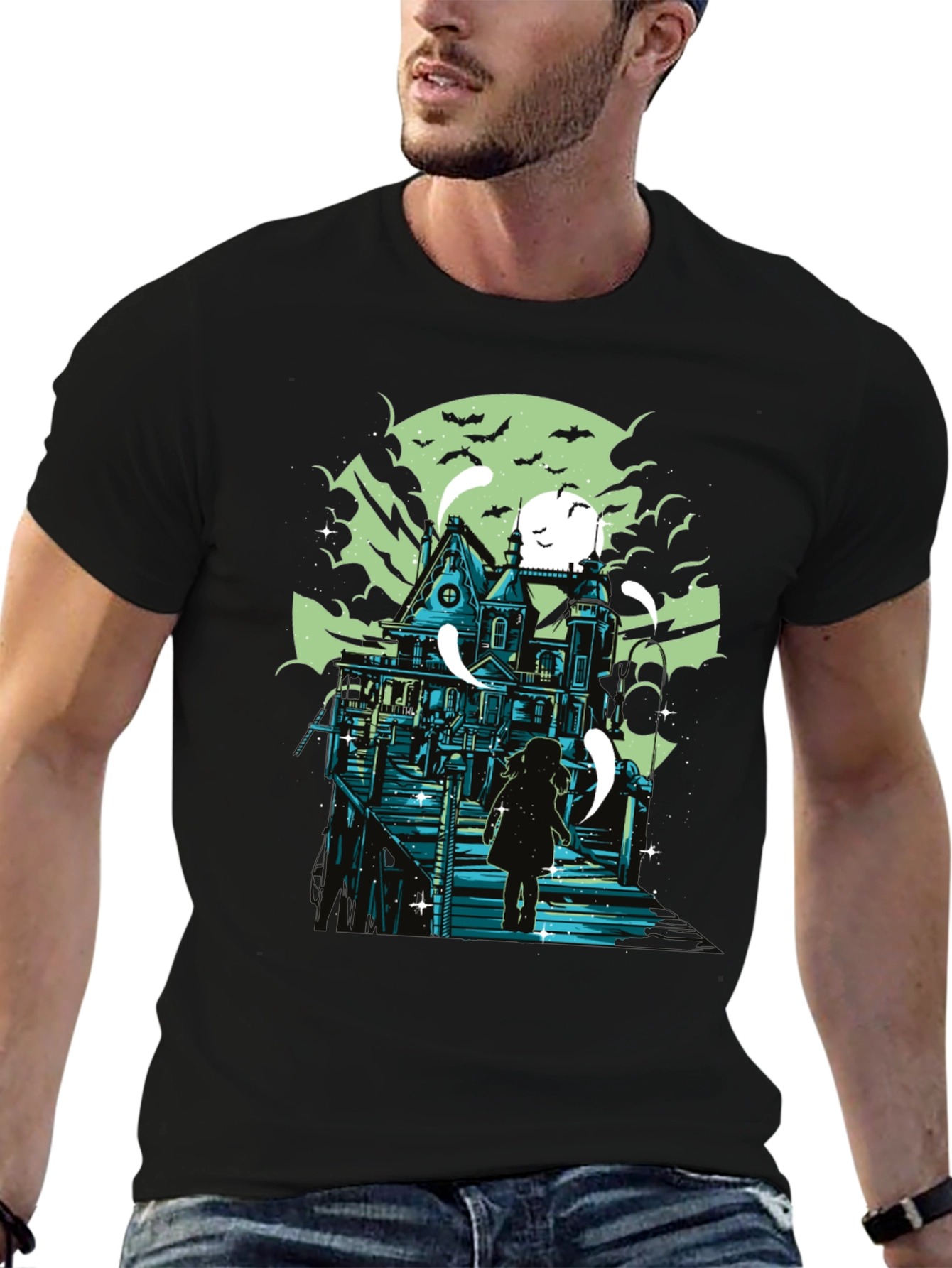 Spooky House Graphic Tee