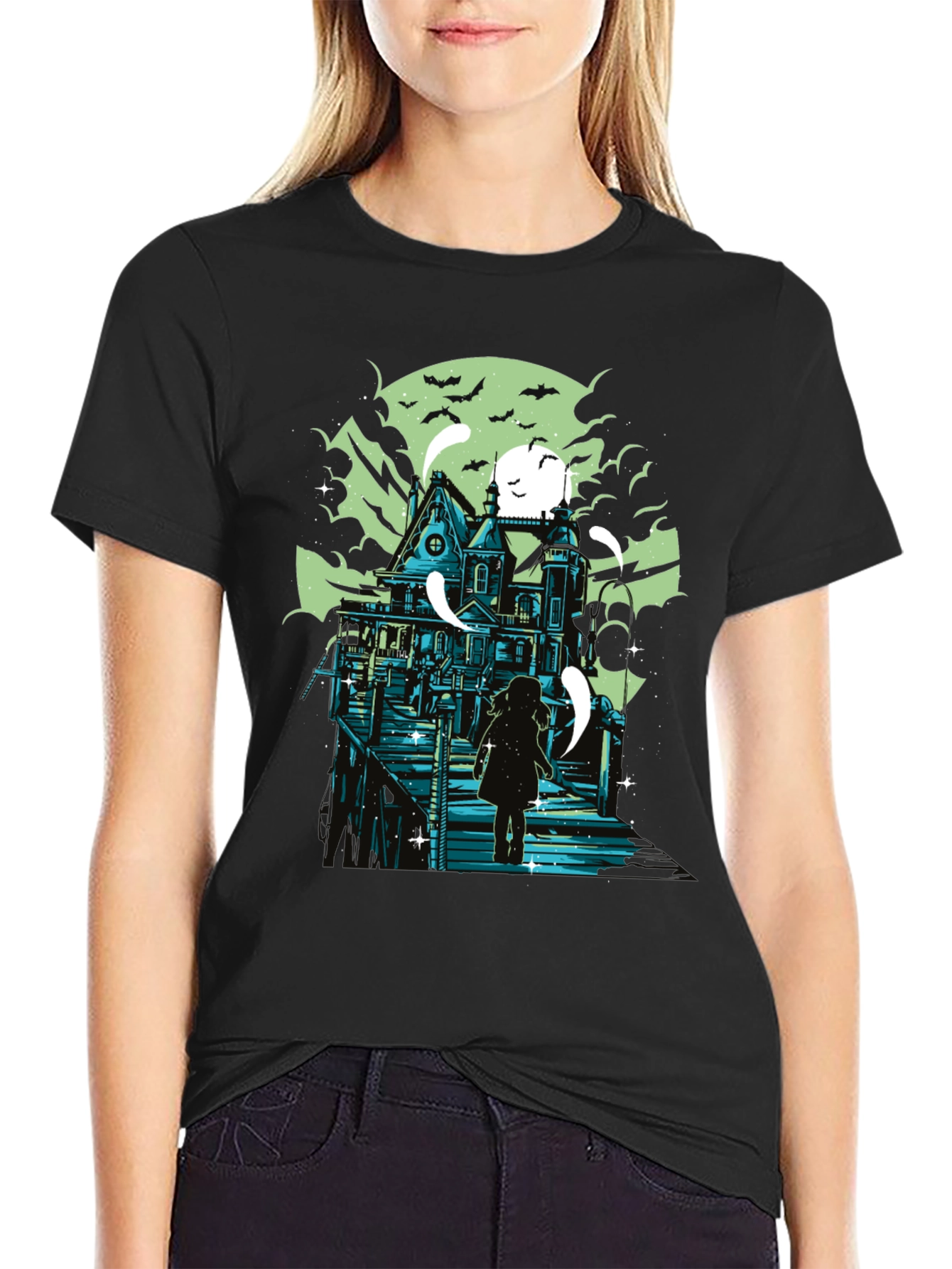 Spooky House Graphic Tee