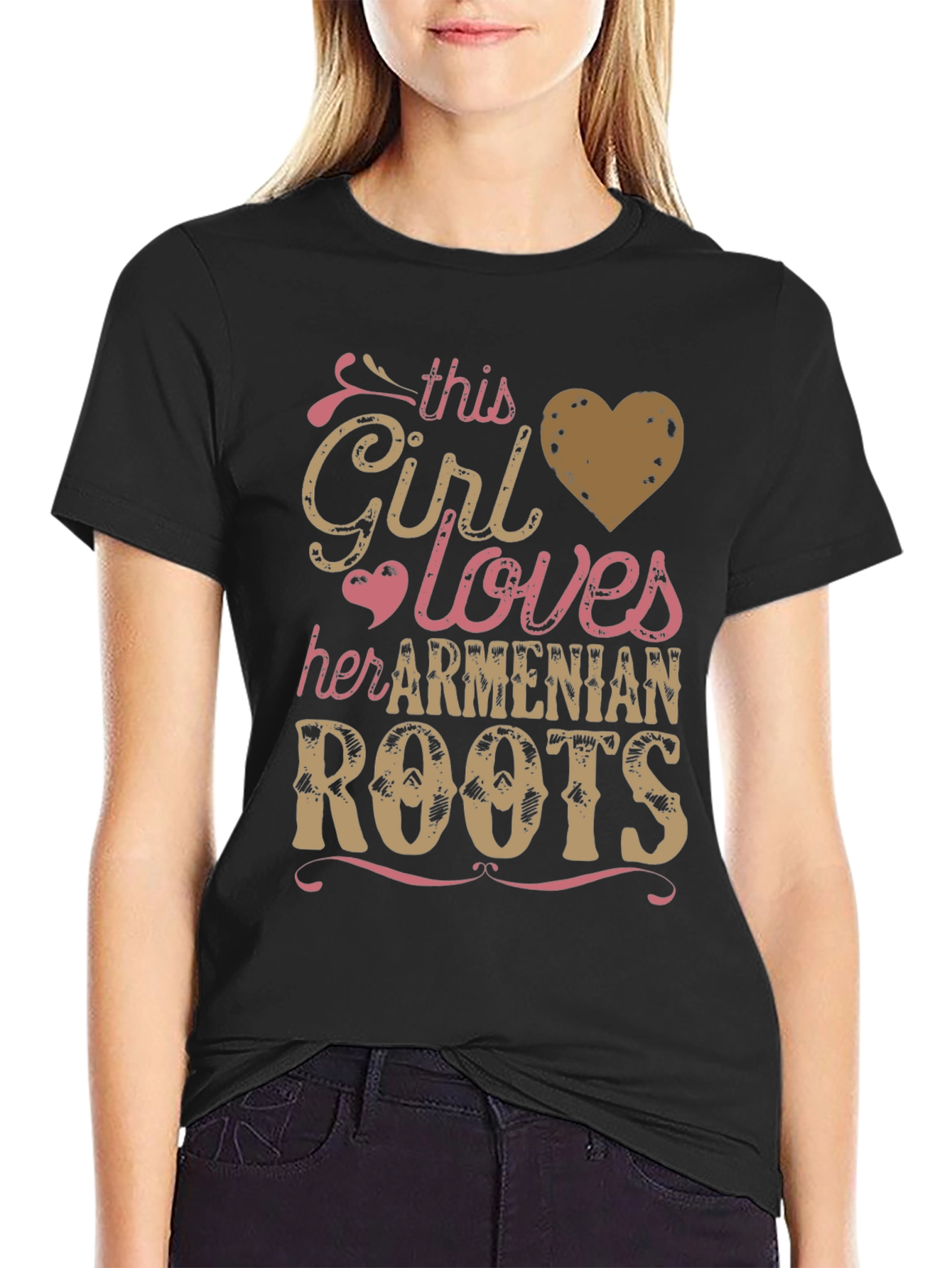 Armenian Roots T-Shirt - This Girl Loves Armenia