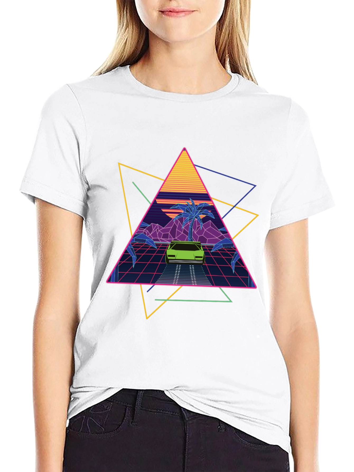 Retro Wave T-Shirt 80s Inspired Design