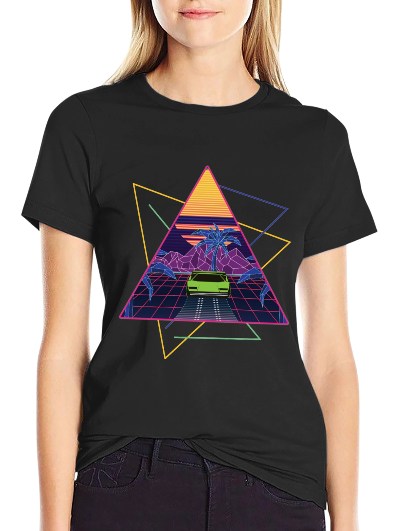 Retro Wave T-Shirt 80s Inspired Design