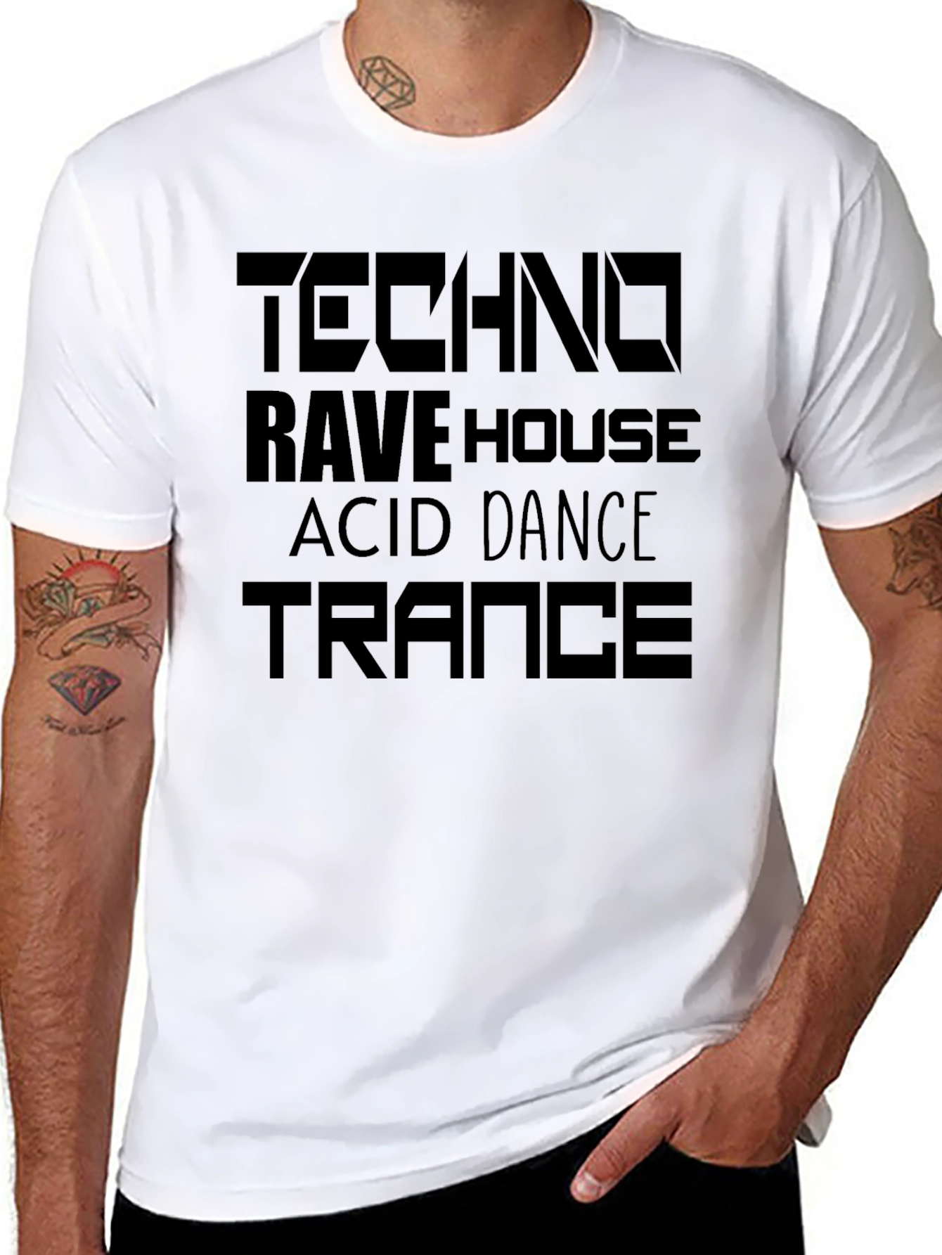 Techno Rave House Music T-Shirt