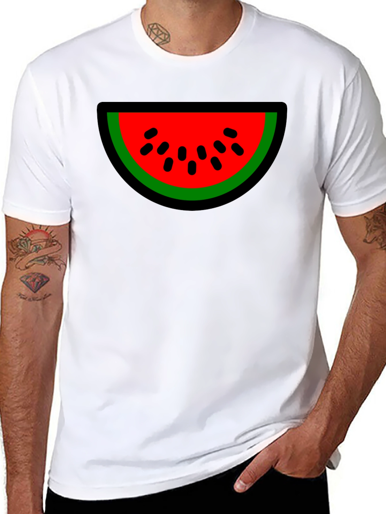 Watermelon Graphic Tee - Fun Summer Style!