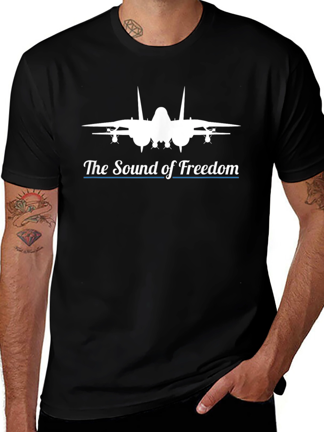 The Sound of Freedom Jet Graphic T-Shirt