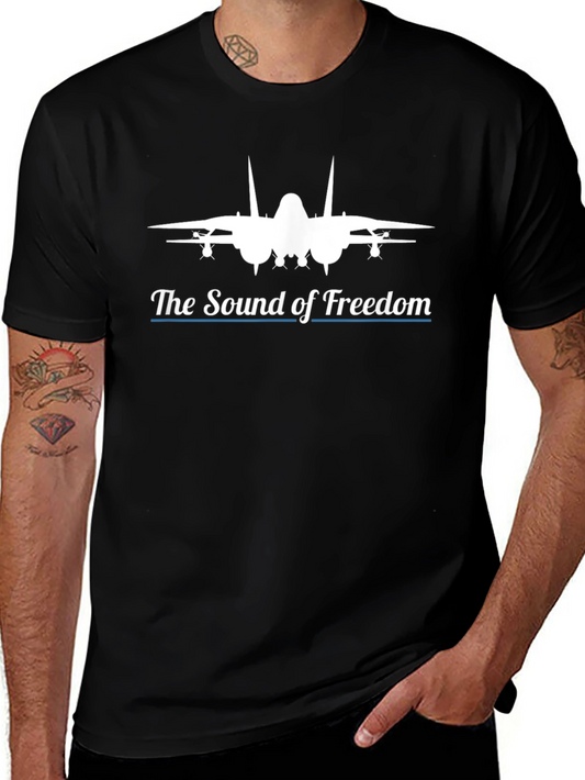 The Sound of Freedom Jet Graphic T-Shirt