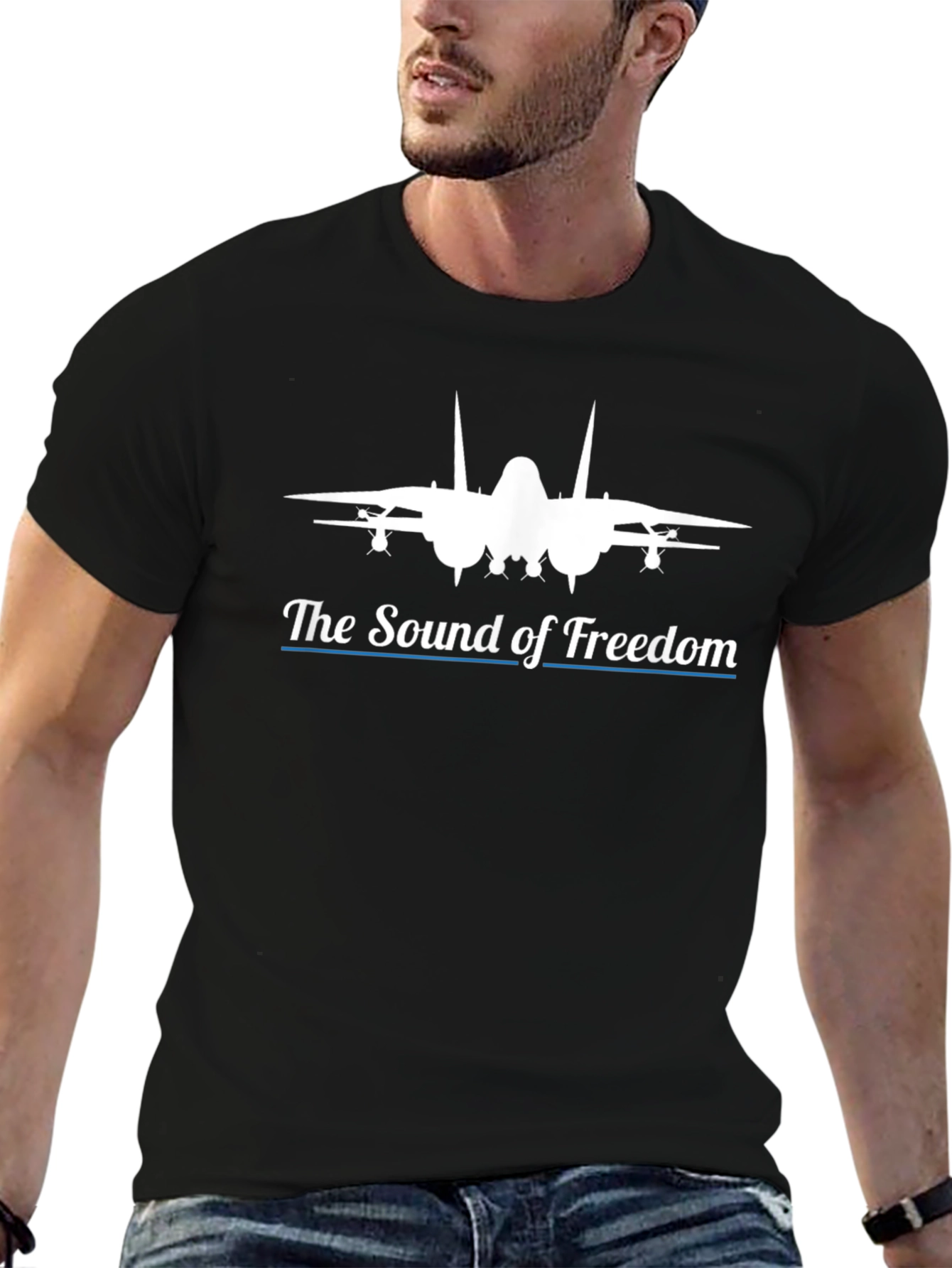 The Sound of Freedom Jet Graphic T-Shirt