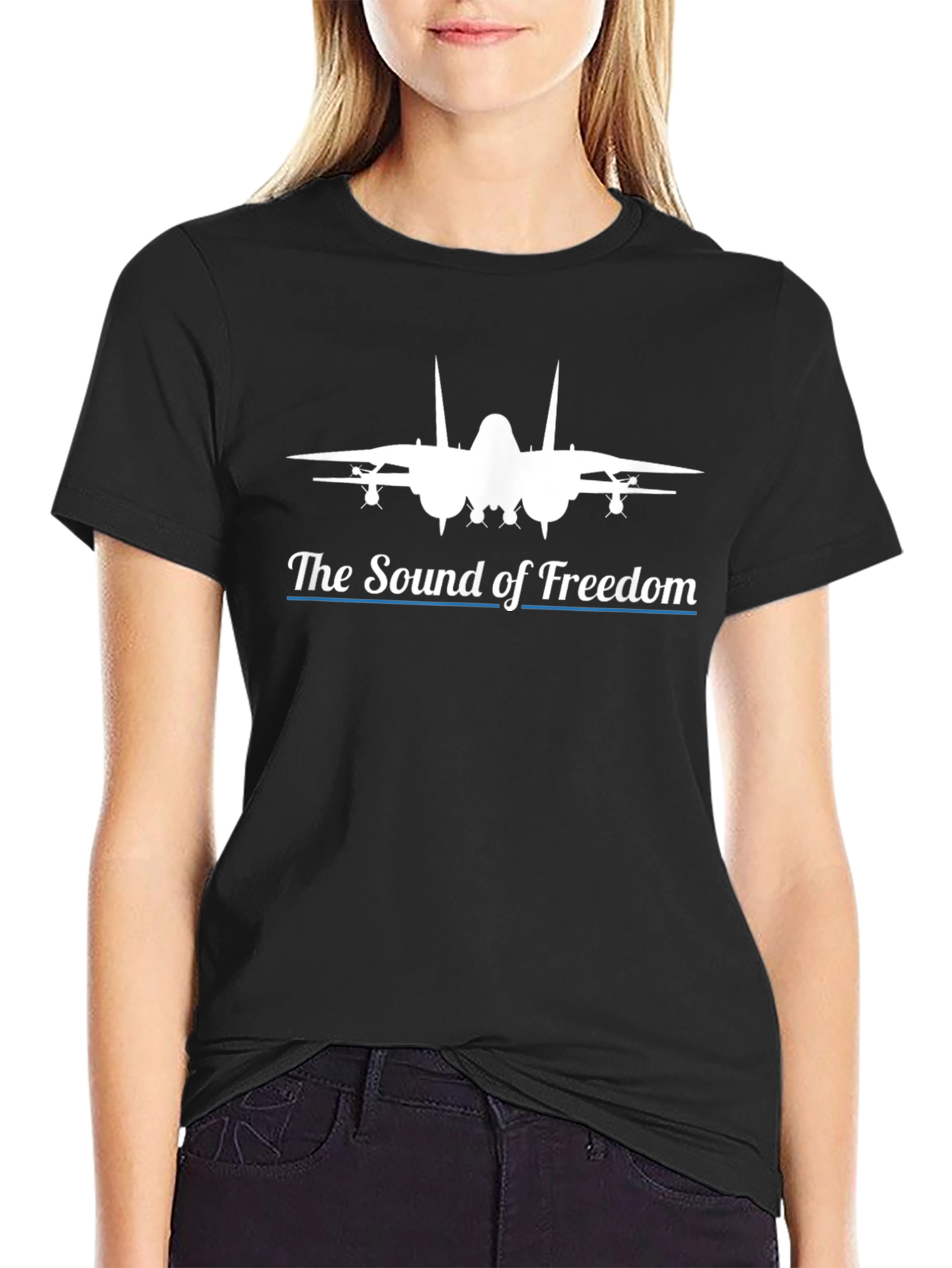 The Sound of Freedom Jet Graphic T-Shirt