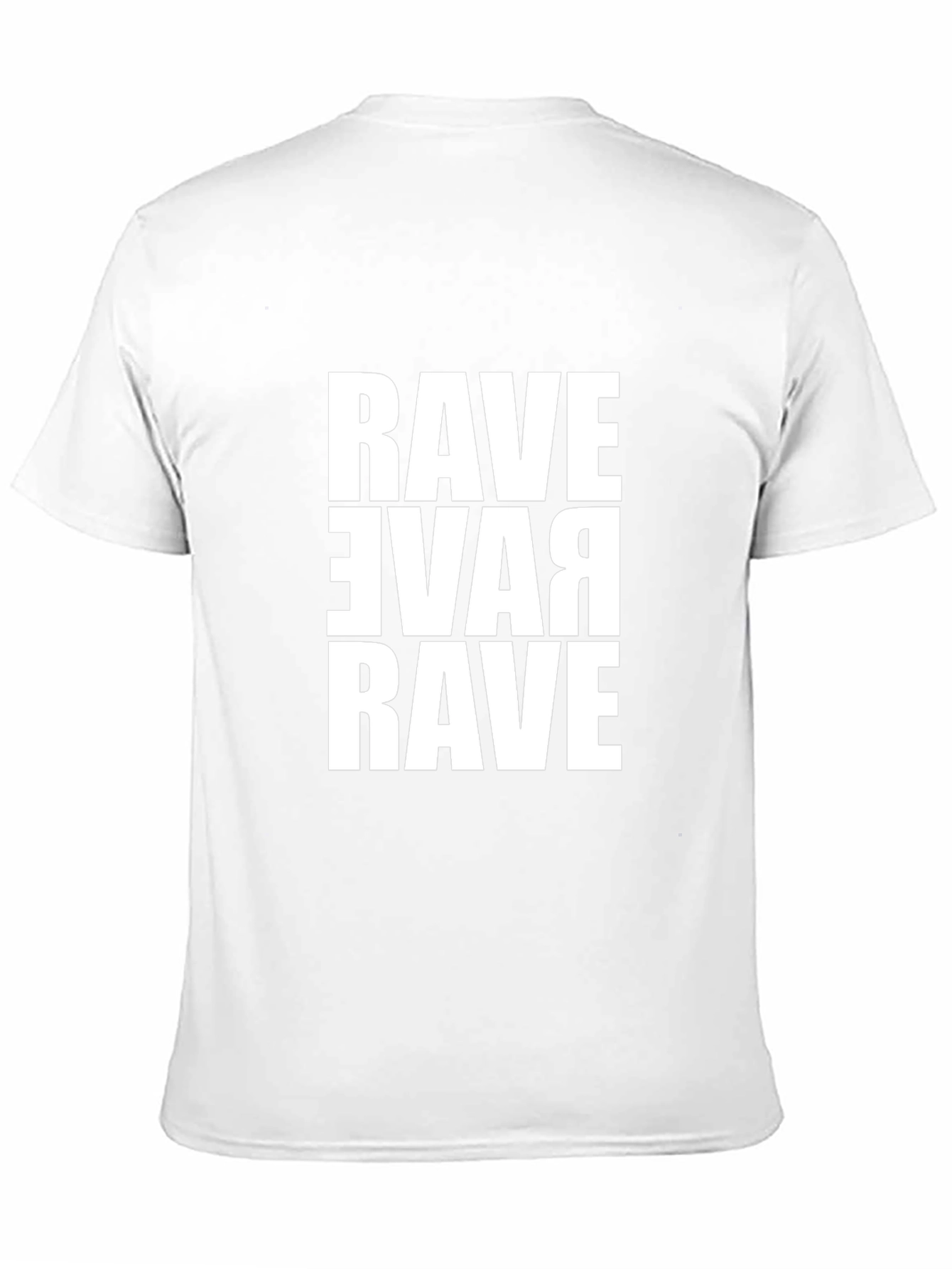 Rave Graphic Print Black T-Shirt