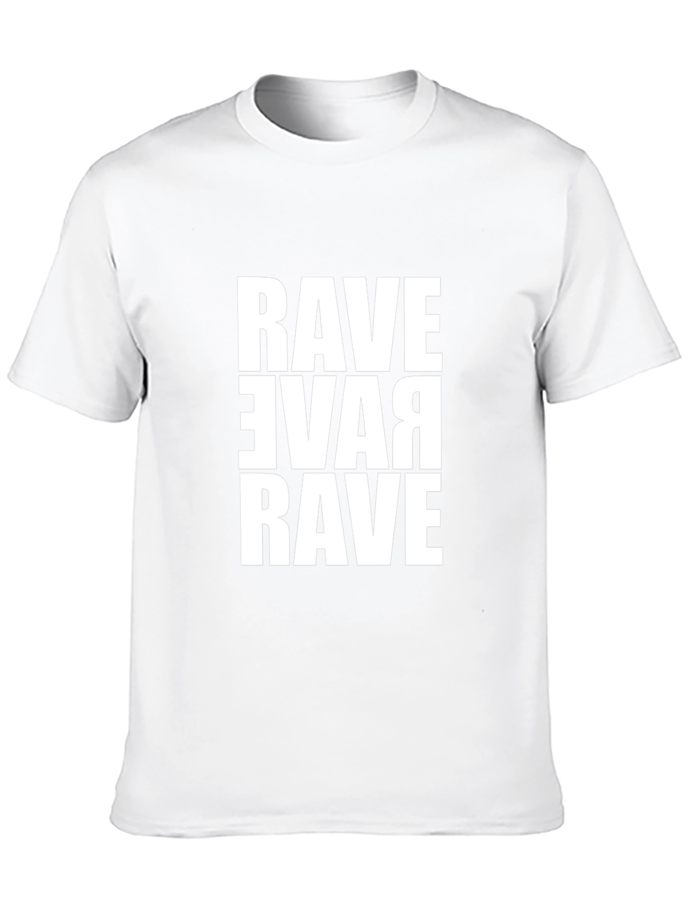 Rave Graphic Print Black T-Shirt