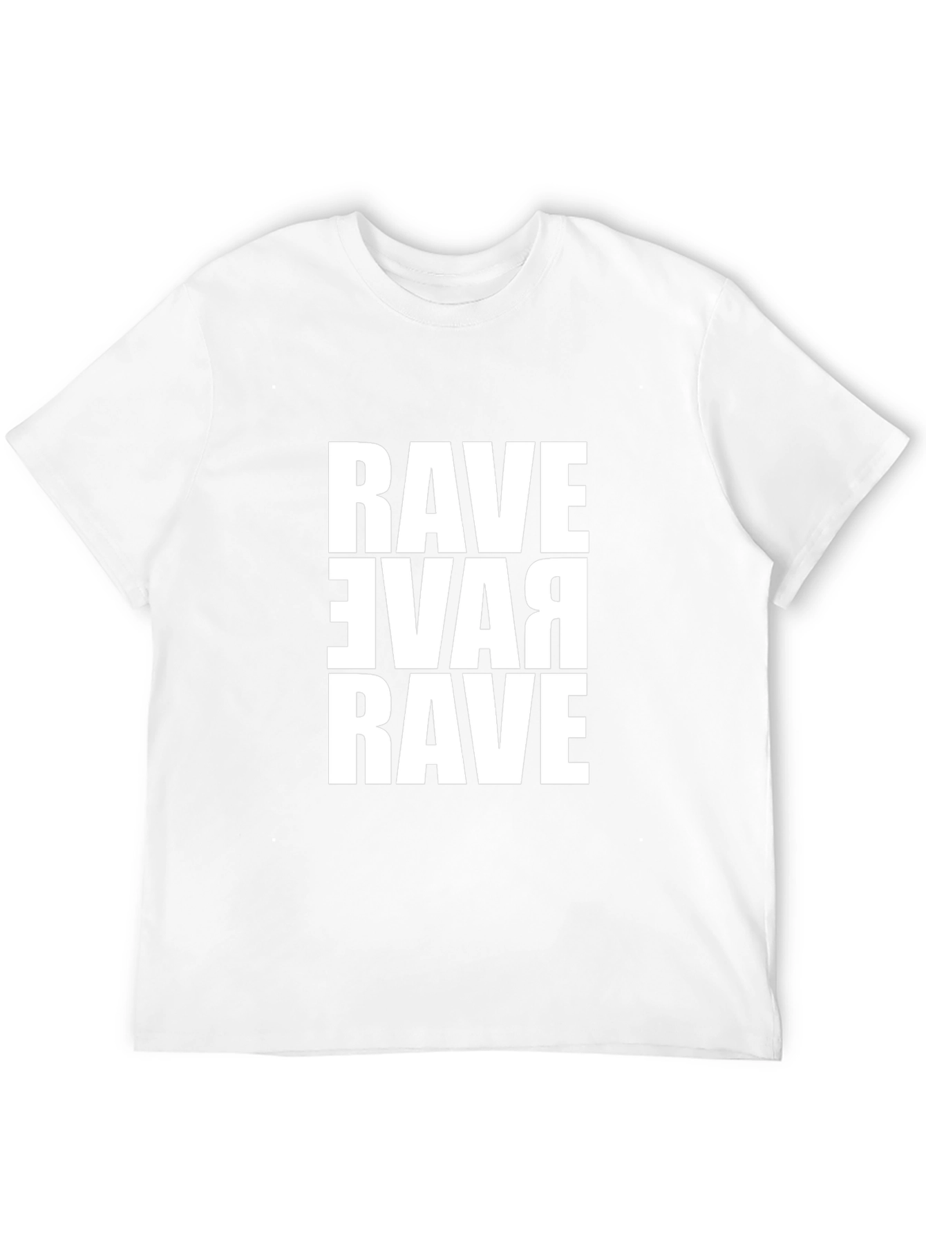 Rave Graphic Print Black T-Shirt