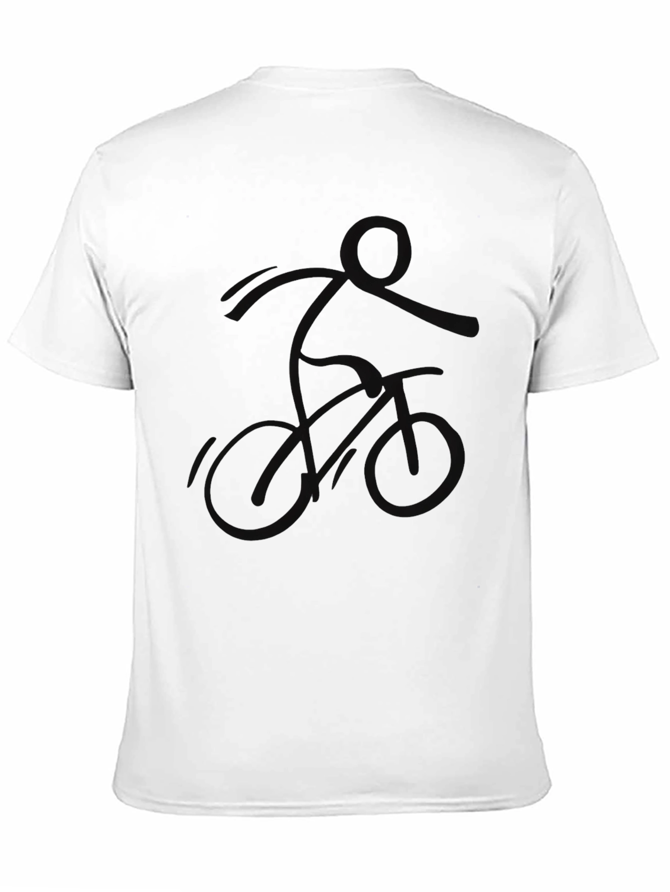 Black BMX Rider Graphic Tee