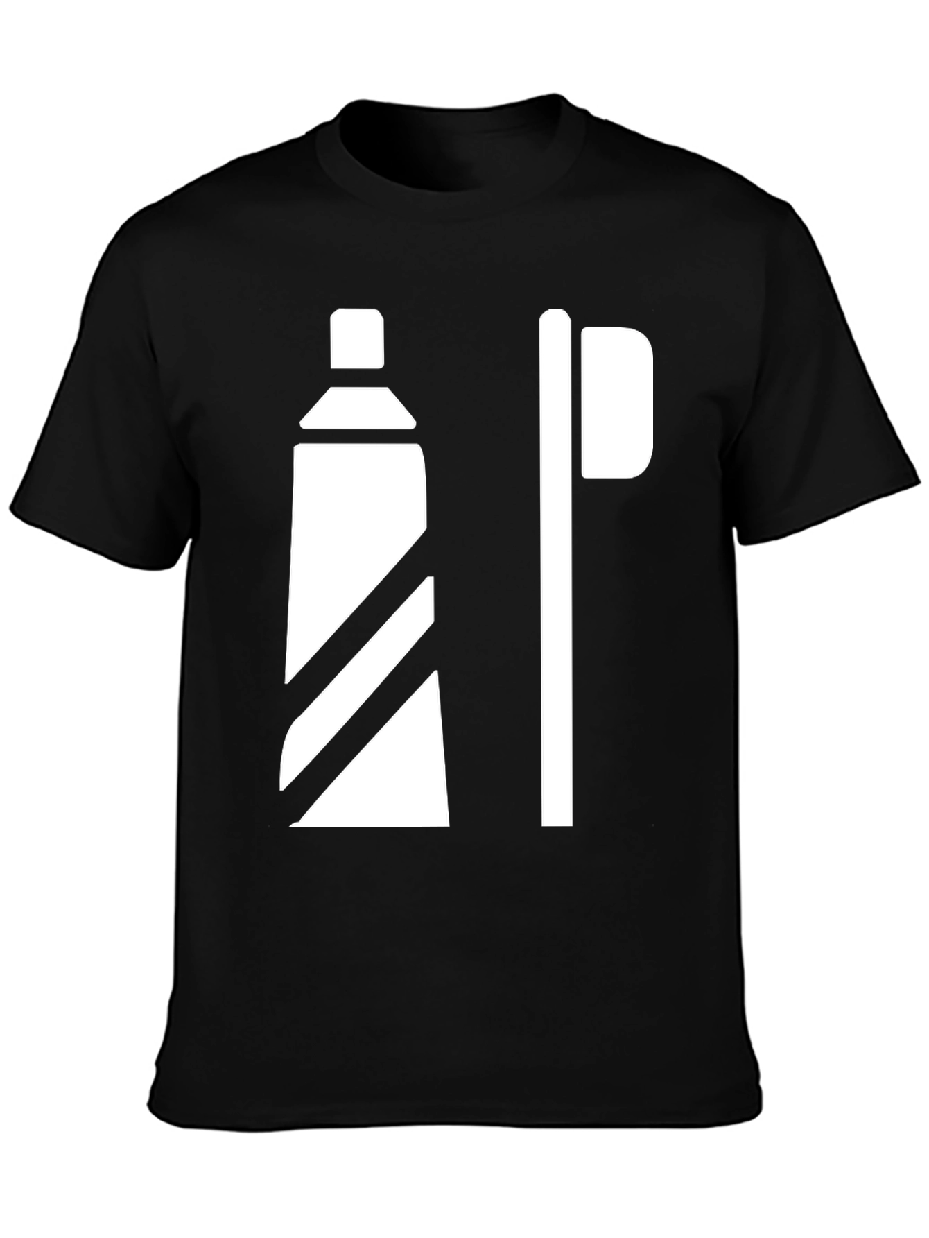 Toothpaste & Brush Graphic Tee - Clean Style!