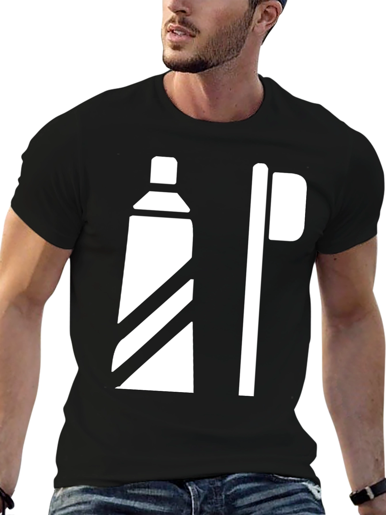 Toothpaste & Brush Graphic Tee - Clean Style!