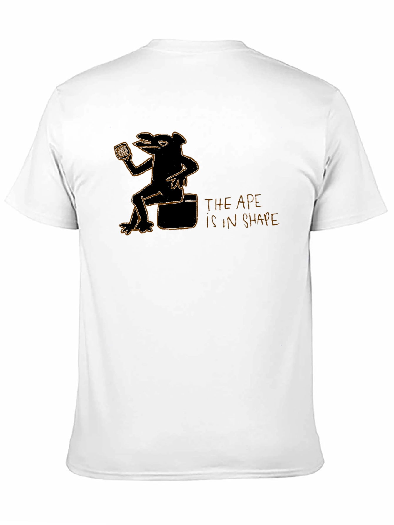 Ape in Shape Graphic Black T-Shirt