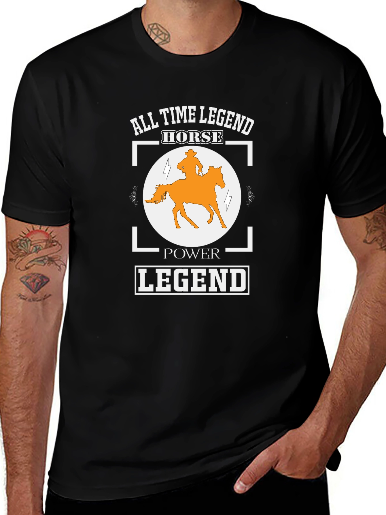 All Time Legend Horse Power Graphic T-Shirt