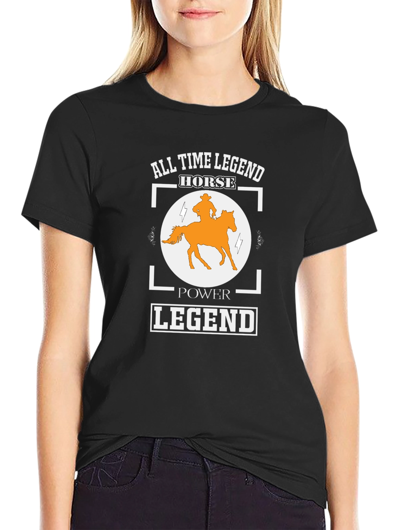 All Time Legend Horse Power Graphic T-Shirt