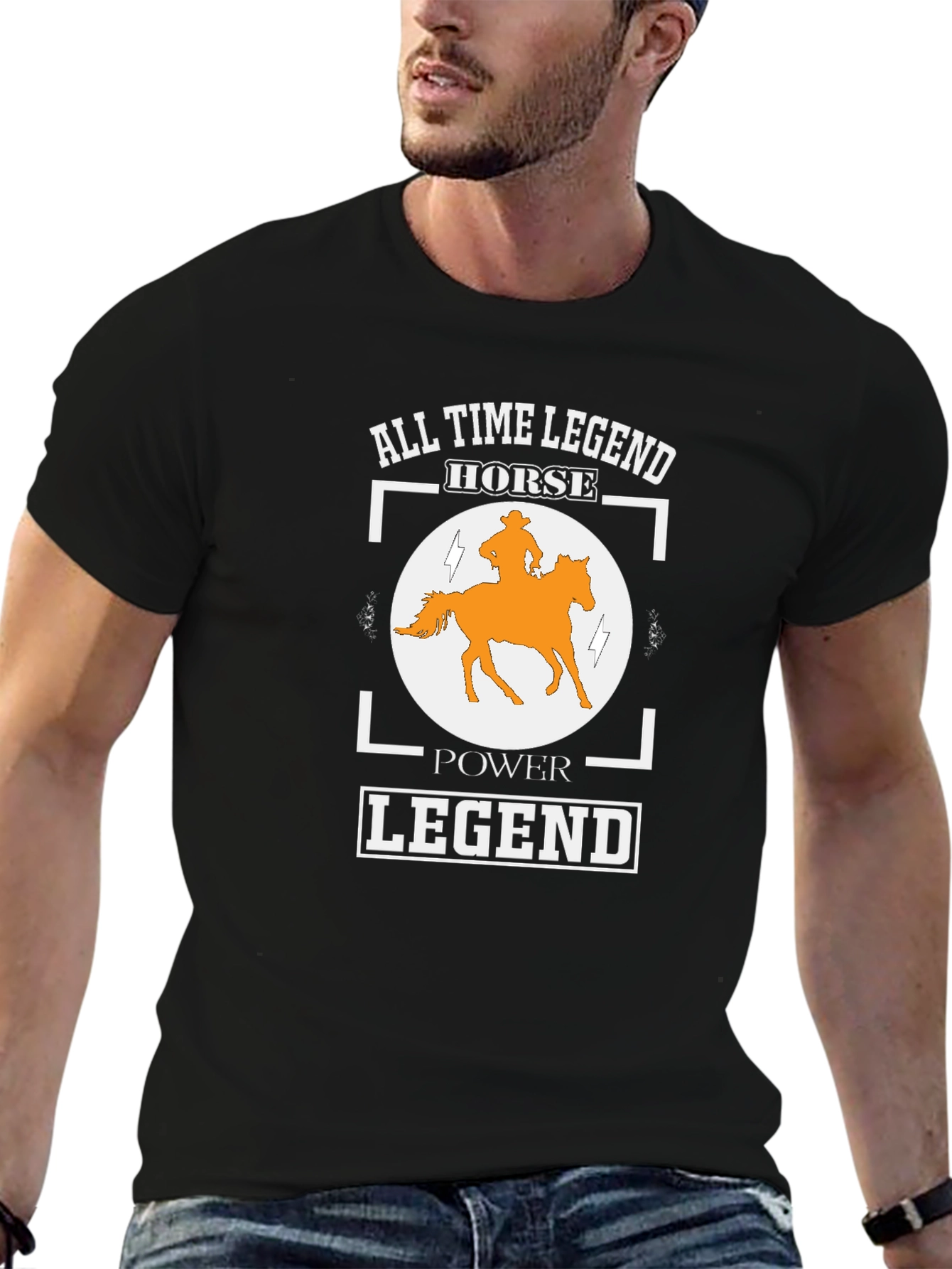 All Time Legend Horse Power Graphic T-Shirt