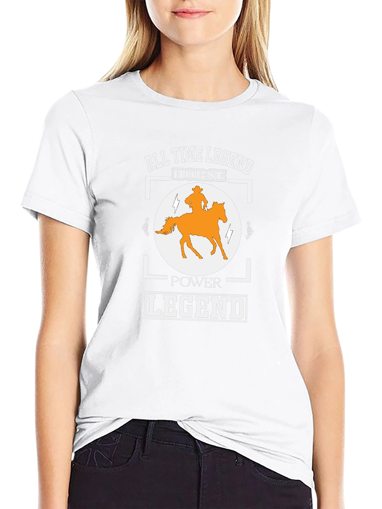 All Time Legend Horse Power Graphic T-Shirt