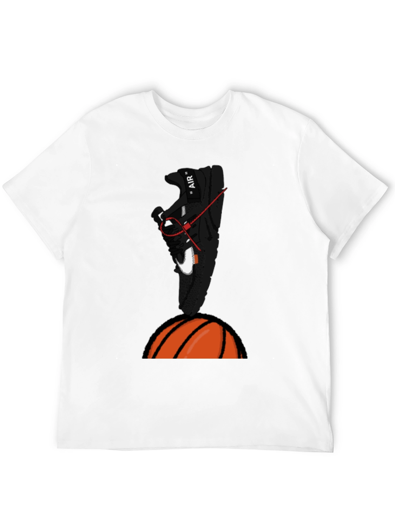 Sneaker & Basketball Graphic T-Shirt