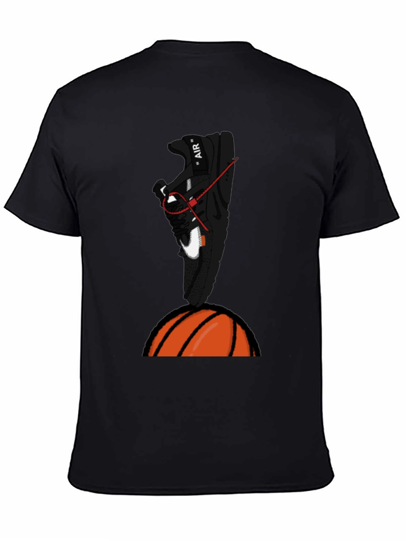 Sneaker & Basketball Graphic T-Shirt
