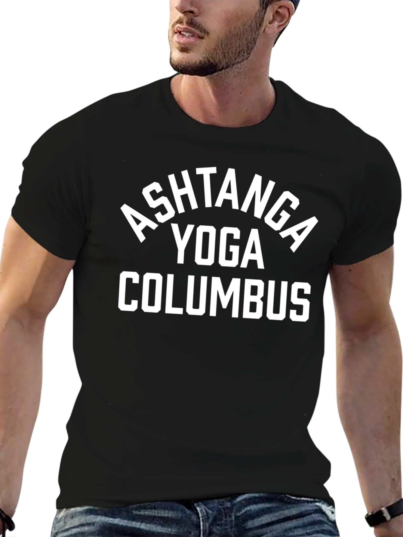 Ashtanga Yoga Columbus Black T-Shirt
