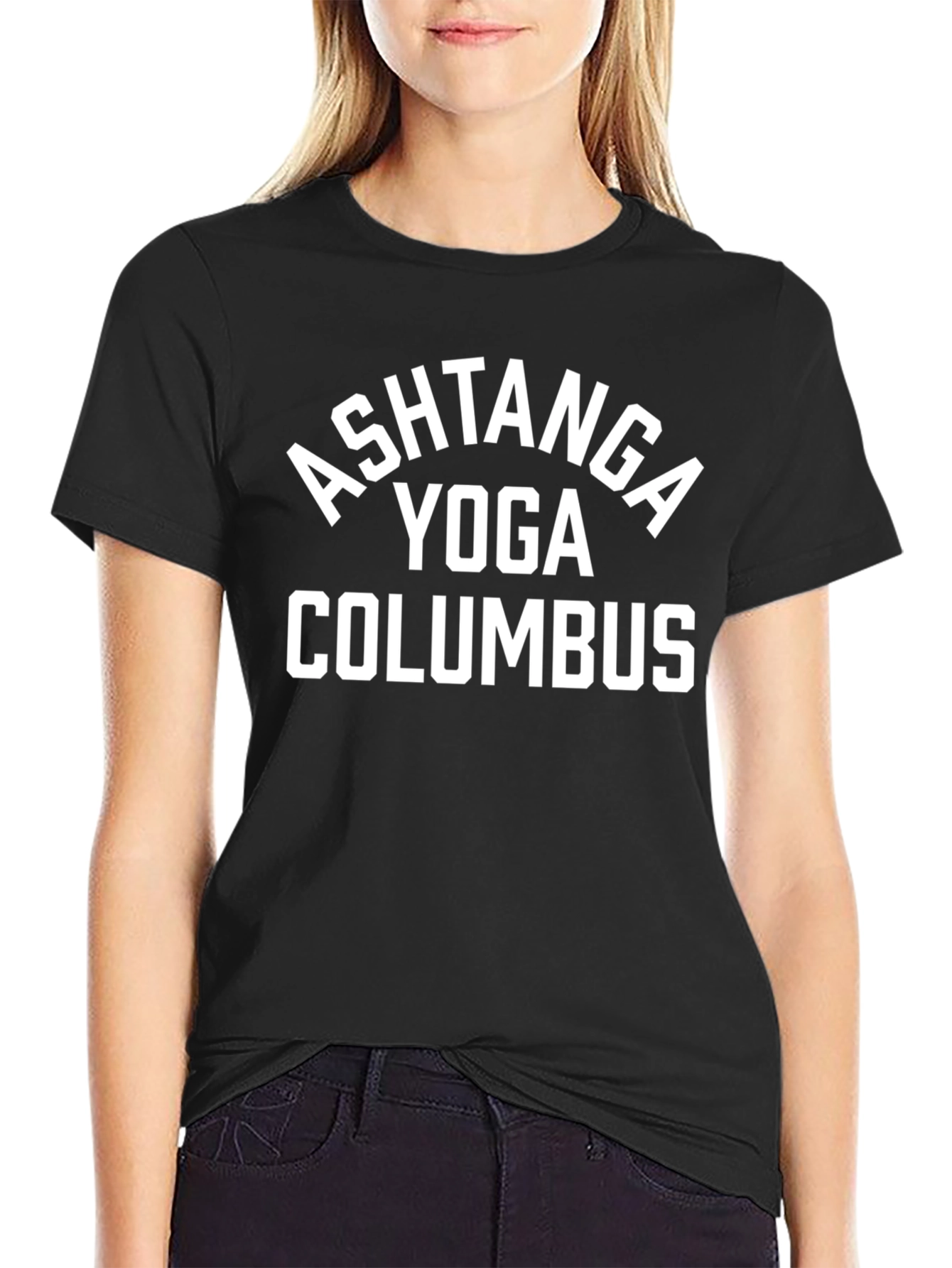 Ashtanga Yoga Columbus Black T-Shirt
