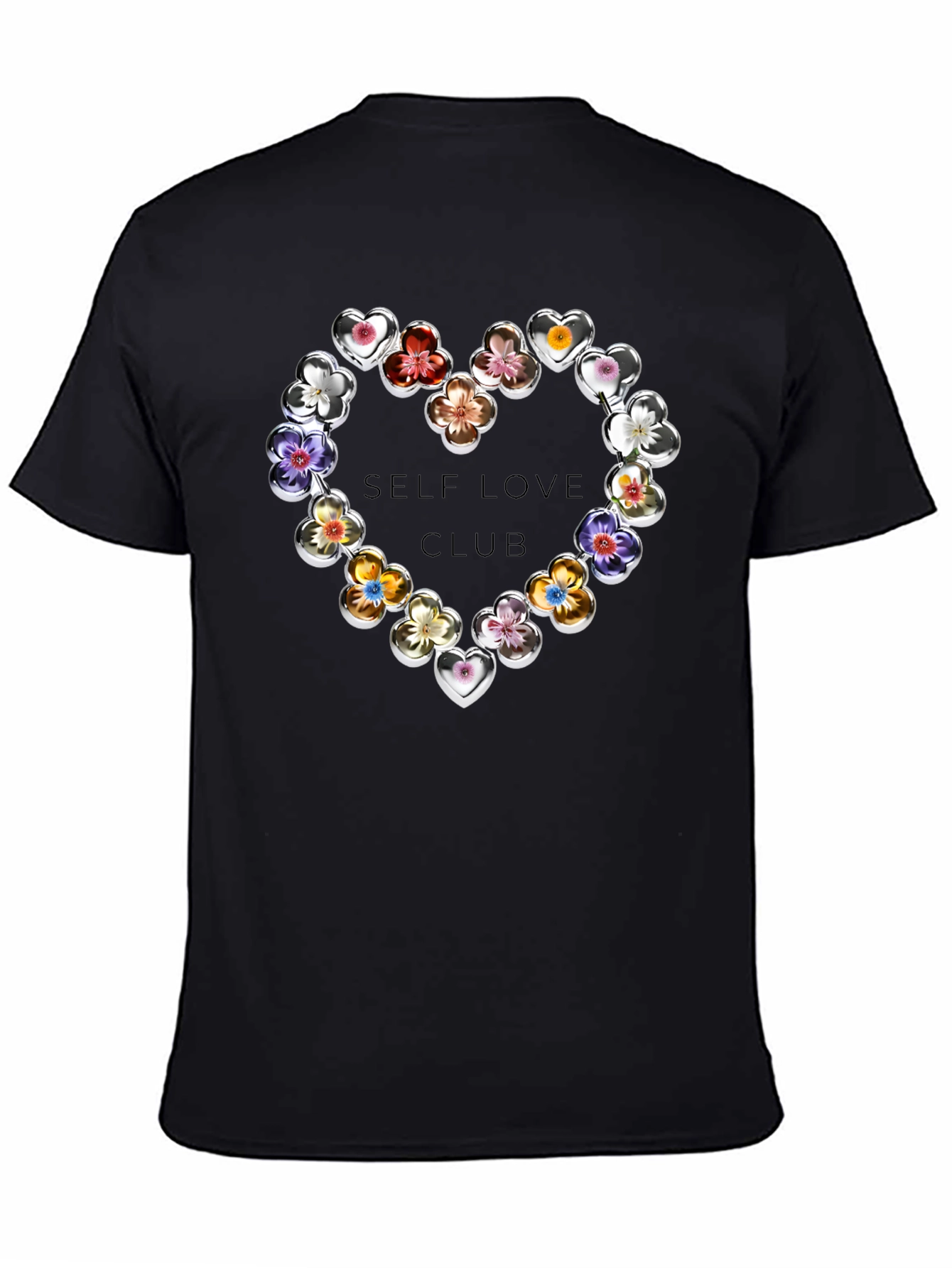 Self Love Club Floral Heart T-Shirt