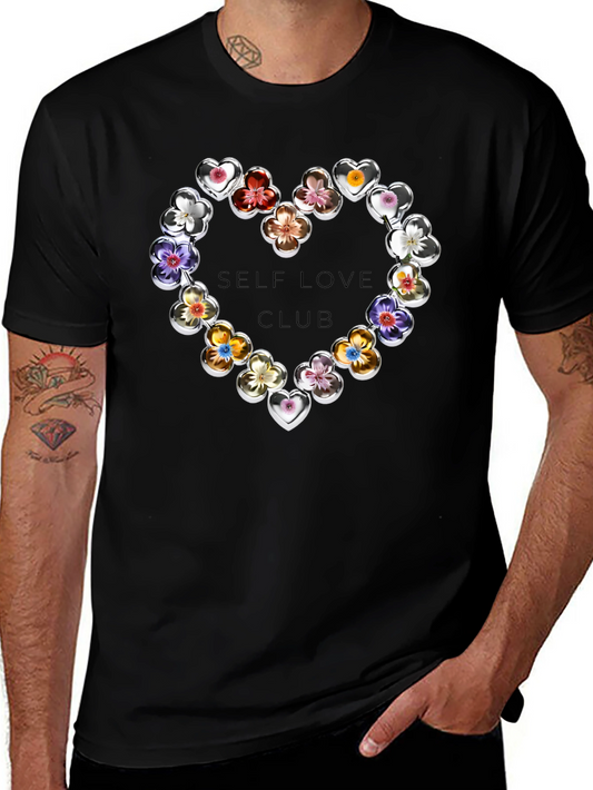 Self Love Club Floral Heart T-Shirt