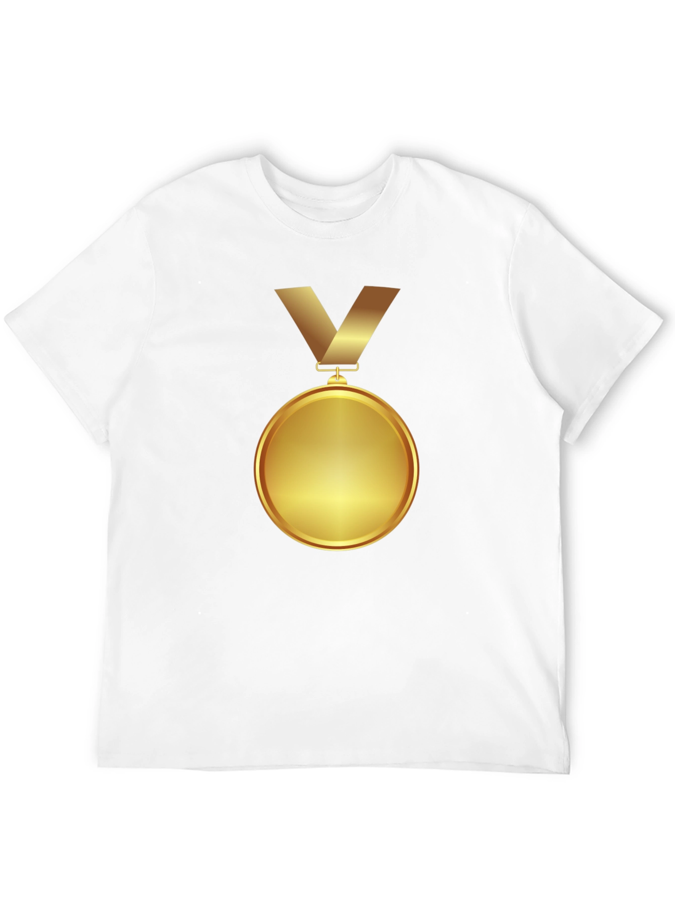 Winners Gold Medal Graphic Tee - Premium Black T-Shirt