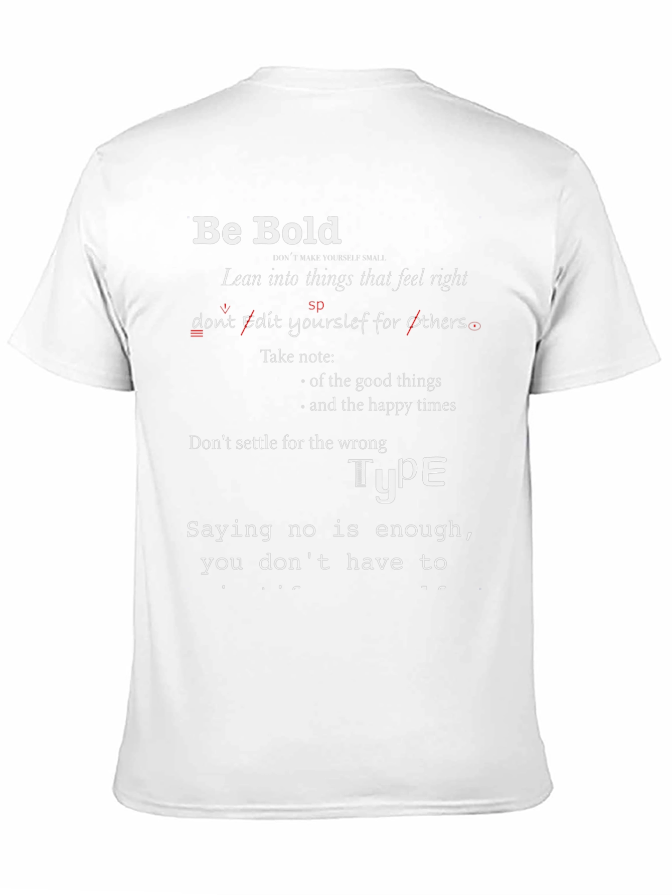 Be Bold Graphic Tee - Inspirational Unisex T-Shirt