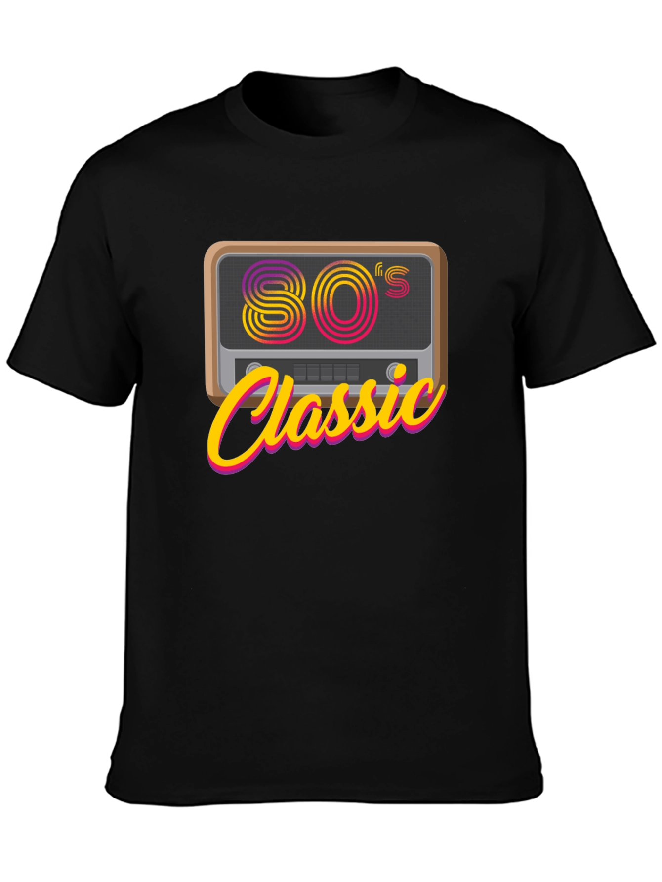 80s Classic Radio T-Shirt - Retro Style