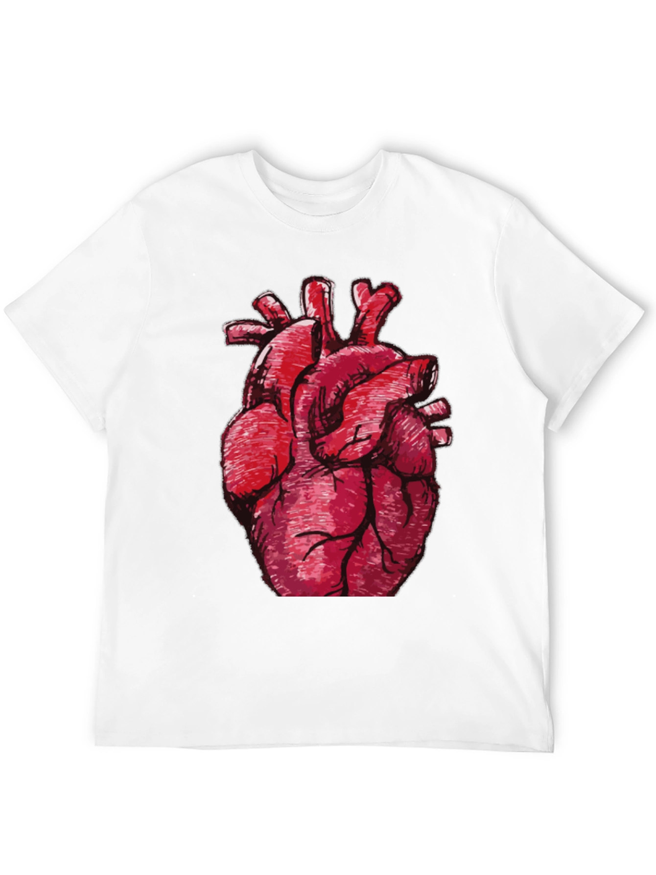 Anatomical Heart Graphic Black T-Shirt