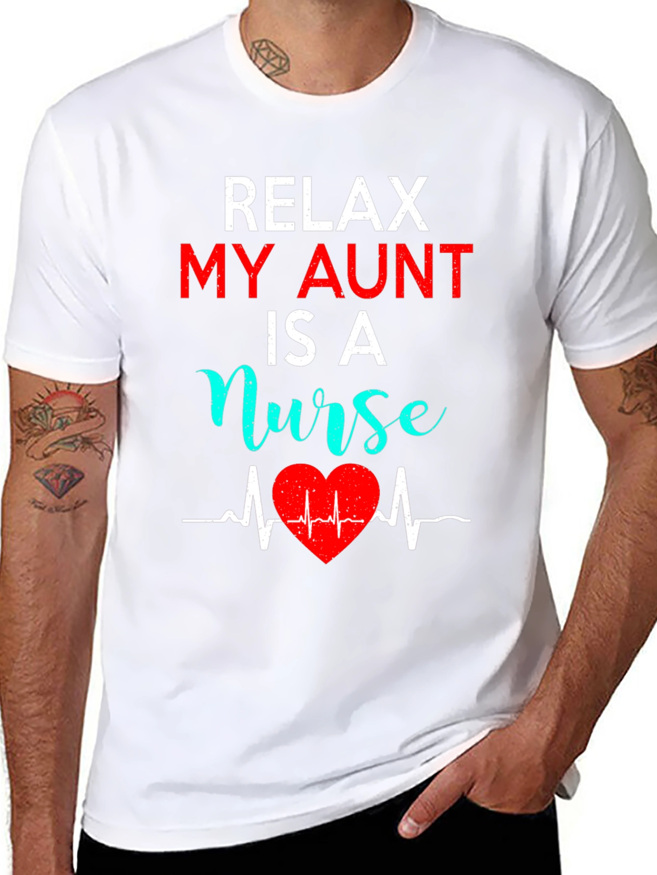 Relax My Aunt is a Nurse T-Shirt