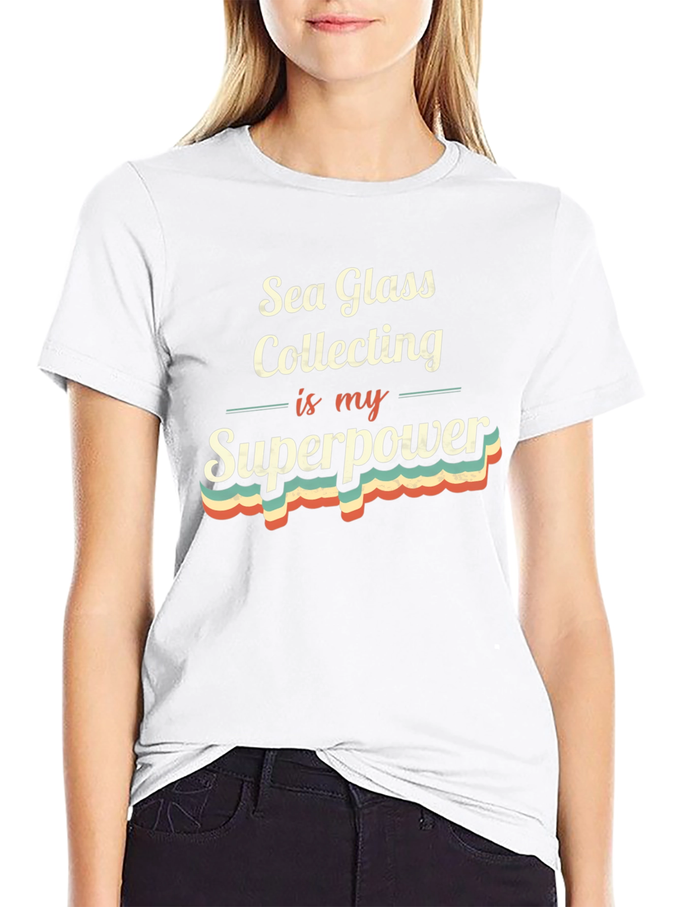Sea Glass Collecting Superpower T-Shirt