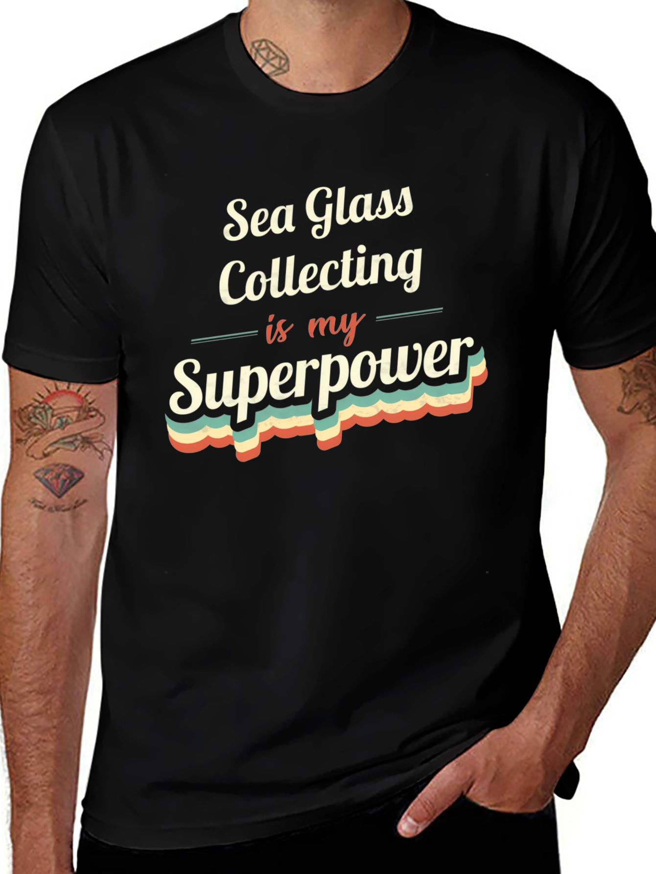 Sea Glass Collecting Superpower T-Shirt