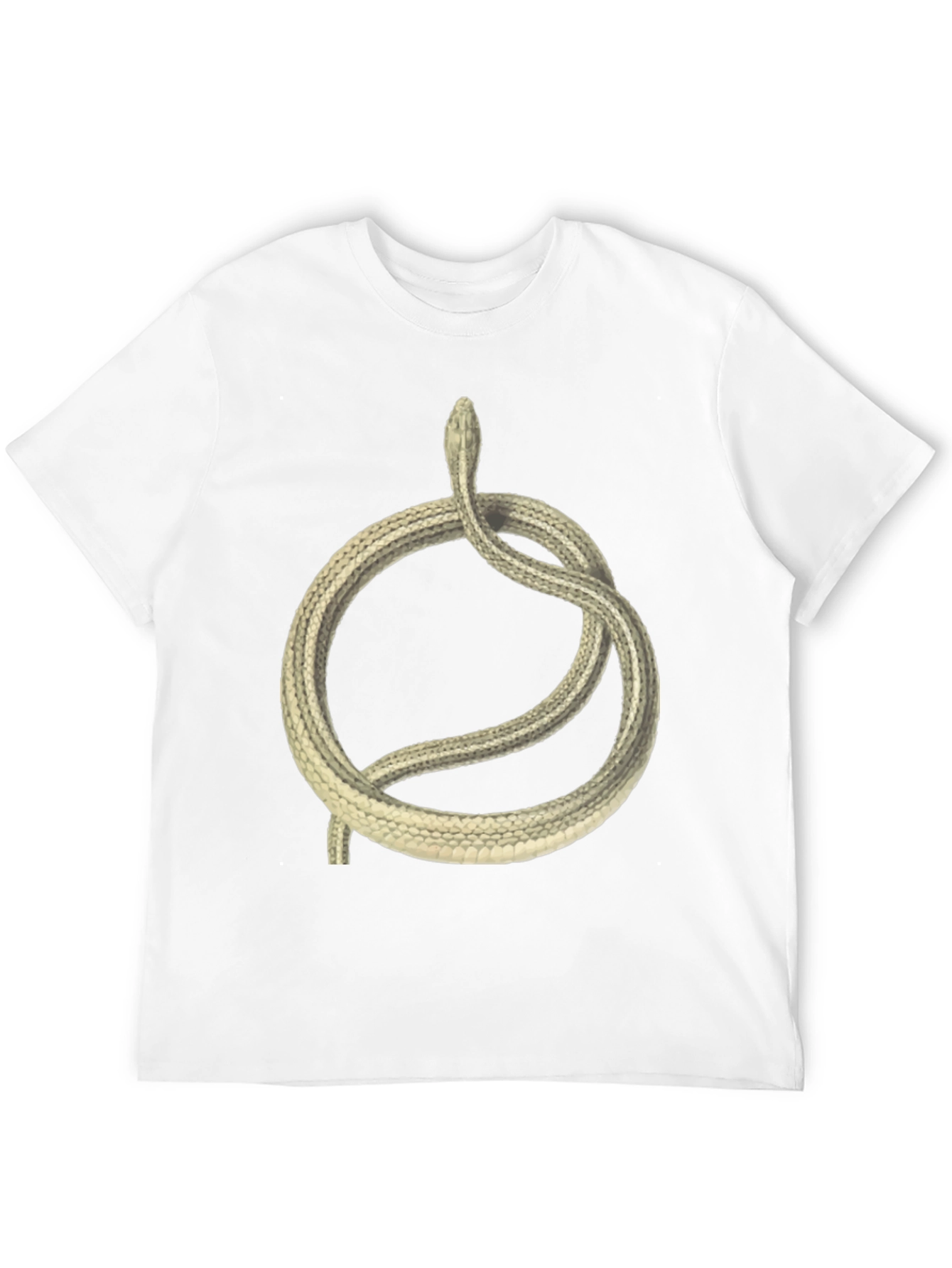 Snake Circle Graphic T-Shirt - Unique Animal Tee