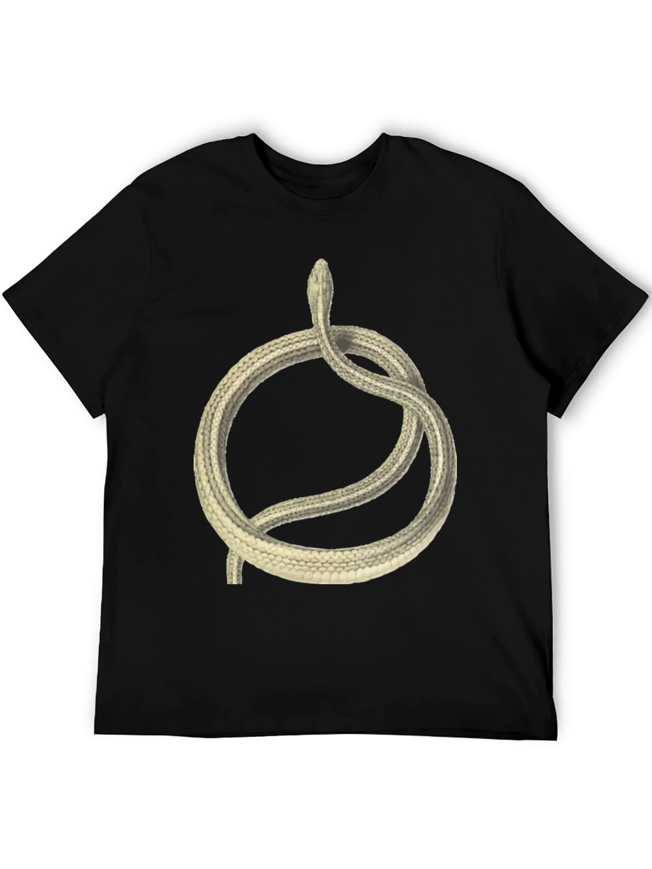 Snake Circle Graphic T-Shirt - Unique Animal Tee