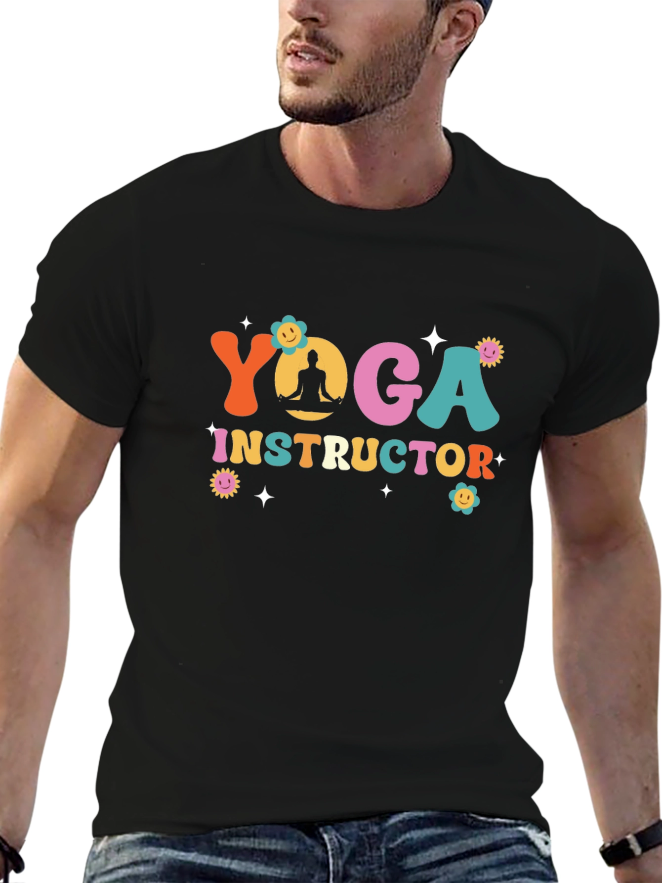 Yoga Instructor T-Shirt - Retro Design