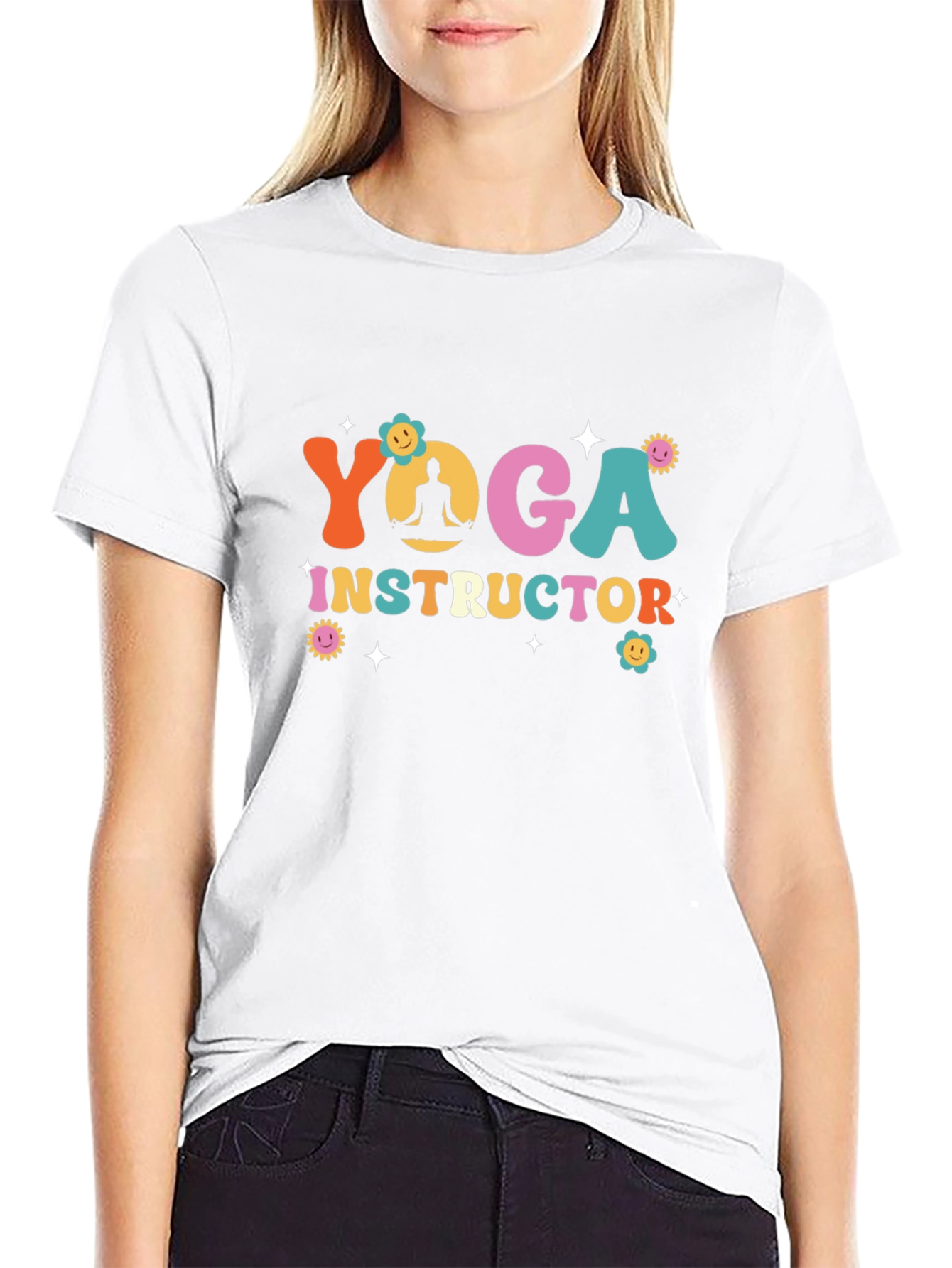 Yoga Instructor T-Shirt - Retro Design