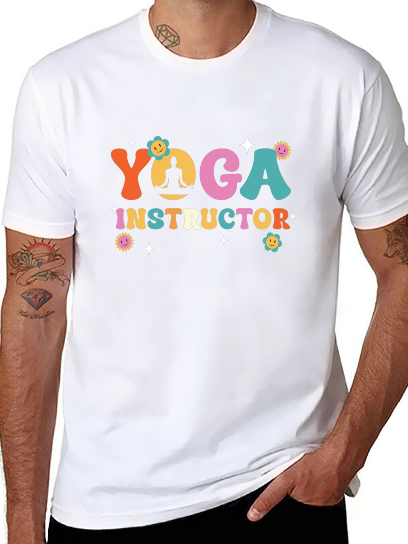 Yoga Instructor T-Shirt - Retro Design